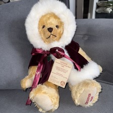 Hermann Annual Christmas Bear 1996 Limited Edition with Certificate And Tag