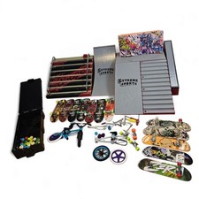Tech Deck + Flick Trix Skateboards And  Finger Bikes Skate Park Job Lot Bundle