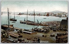 C1910 postcard herring station - c1910,
