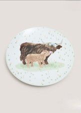 Highland Cow Dinner Plate