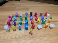 Lidl Stikeez Mixed Bundle – 33 Loose Figures – Fruit & Veg / Space / Football