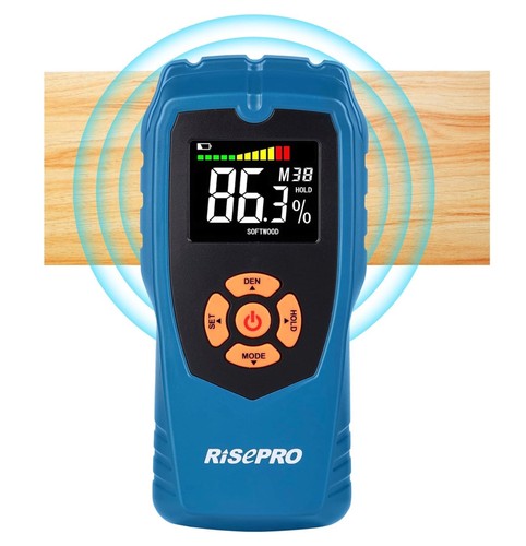Wood moisture meter pinless - wood,