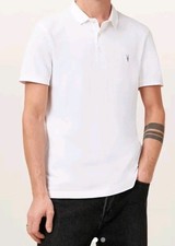 All Saints Polo Top – White, Size L (Men’s)