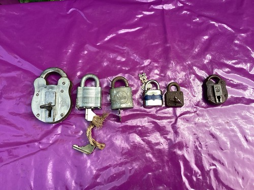 Vintage padlocks yale atlas - vintage,