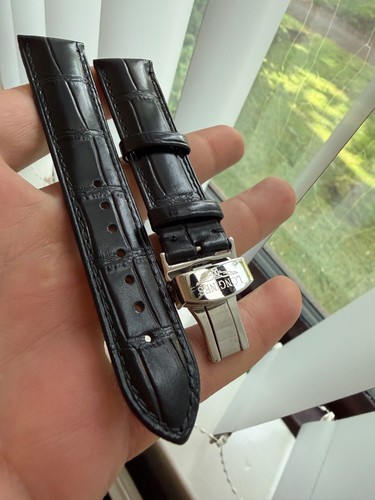 18mm longines black leather - 18mm,