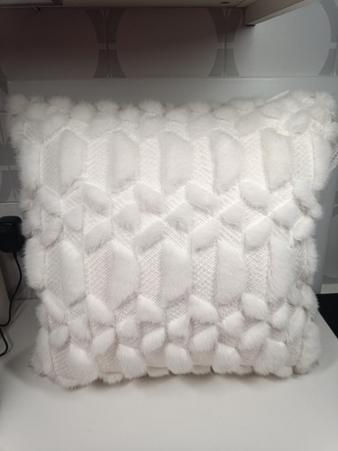 Habitat luxe white fluffy - white,
