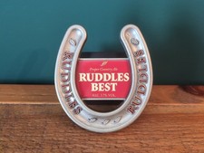 Ruddles Best Metal Beer Ale Pump Clip Badge Pub Bar Breweriana