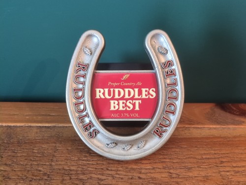 Ruddles best metal beer - best, ale