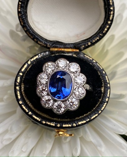 Victorian sapphire and - sapphire, diamond