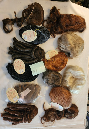 Vintage lot doll wigs - vintage, 13
