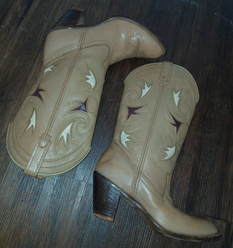 Vintage tan acme - vintage,