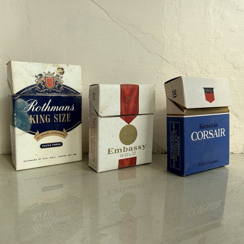 Vintage cigarette packets - vintage,