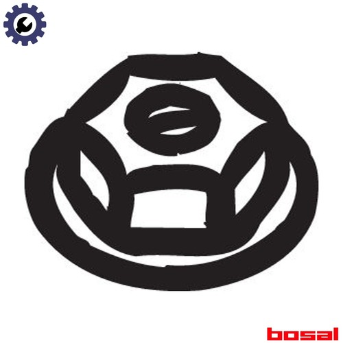 10x nut exhaust manifold - nut,