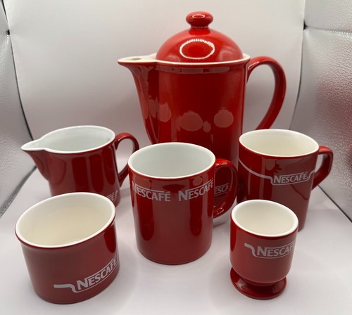 Nescafe red ceramic coffee - red,
