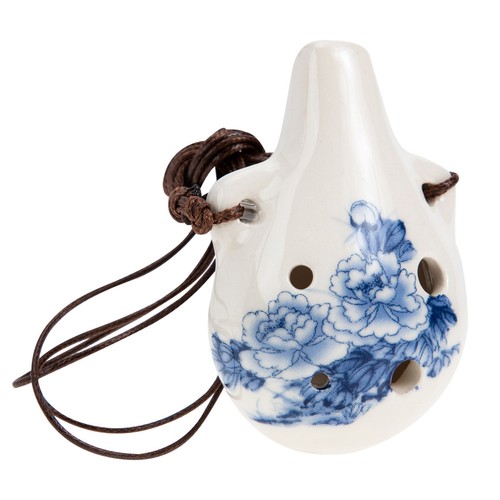Ceramic hole alto ocarina - ceramic, 6-hole
