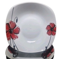  4x Waterside Poppy Fine China