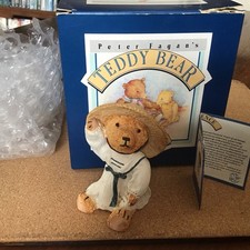 PETER FAGAN TEDDY BEAR PRUDENCE TC 625  WITH BOX , STORY & ORIGINAL PACKAGING .
