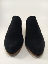 Lucky Brand Black Suede Mules