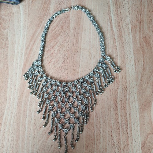 Vintage silver colour tribal - silver,
