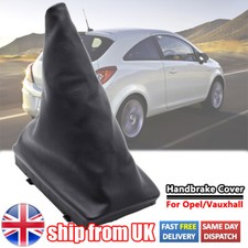 For Vauxhall Corsa C Tigra B Combo Pu Leather Handbrake Gaiter Cover Boot Black