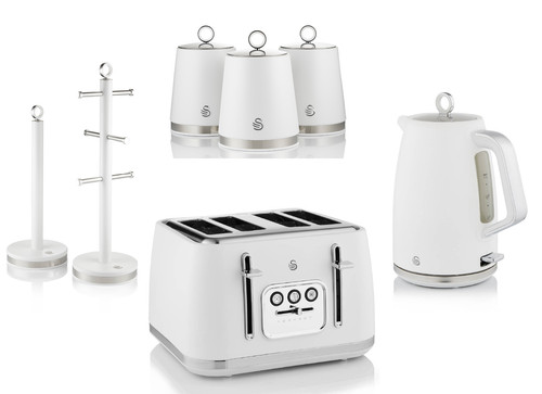 Swan serenity white - swan, kettle