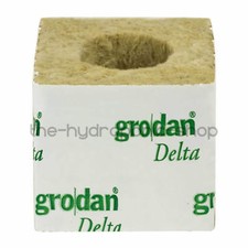 Grodan Rockwool Cubes Grow Blocks 4" Large Hole X6 Hydroponics