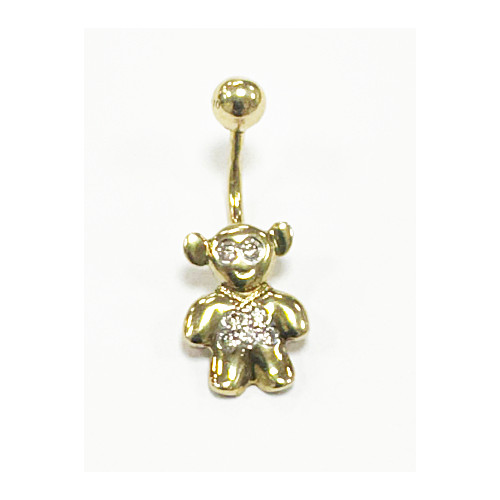 9ct gold hallmarkedteddy belly - gold,