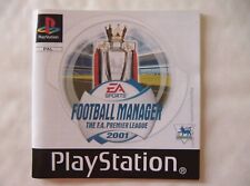 58481 Instruction Booklet - Football Manager 2001 - Sony PS1 Playstation 1 (2000