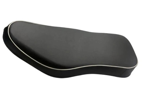 Black dual seat leatherier - black,