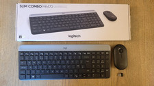 Logitech MK470 Slim Wireless Combo Keyboard and Mouse - Graphite