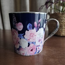 Fox And Ivy Mug Blue Floral