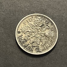 1962 Sixpence