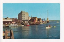Poole - The Quay - c1960's Dorset postcard