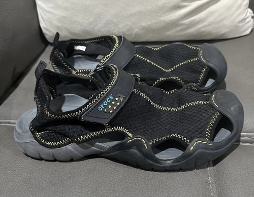 Crocs swiftwater black mesh - crocs,