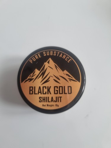 Black gold shilajit 10g high - black,