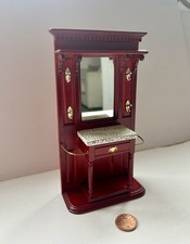 1:12 Dollhouse Mahogany Effect