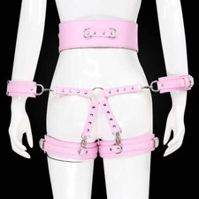 Pink Wrist to Thigh Hogtie