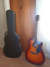 fender semi acoustic guitar CD 60 CE SB With Hardcase