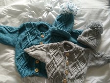 Baby Aran Knitting Pattern -