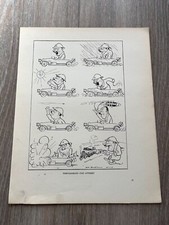 1921 print by h.m. bateman -  temperament the optimist