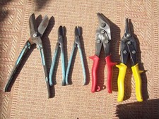 Wiss tin snips plus GIBOW metal cutters