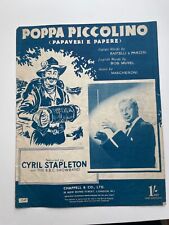 Poppa Piccolino - Cyril Stapleton  Sheet Music P&P offer