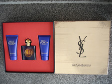 YSL Belle d'Opium Perfume Set EDP 30ml Body Lotion 50ml Shower Gel 50ml RARE NEW