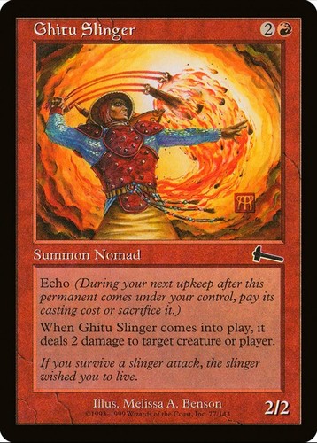 Ghitu slinger m - nm-m, ulg