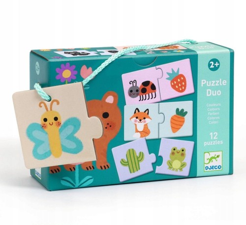 Djeco colour duo puzzles - djeco,