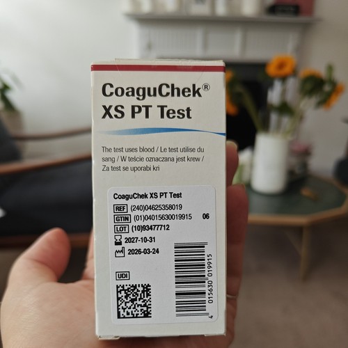 Coagucheck blood test - pt,