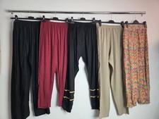 5 Pairs Pakistani Ethnic Salwar Trousers Shalwar Size Small/XS Indian