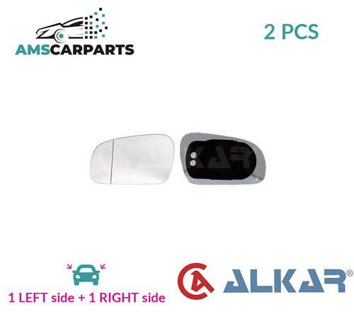 Rear view mirror glass pair - rear,