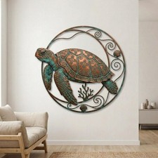 Sea Turtle Metal Wall Art