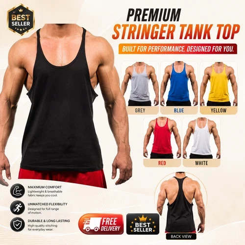 Mens gym vest racerback - vest,